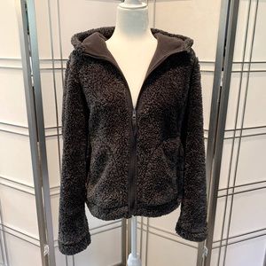 Maurices Reversible jacket/hoodie with zipper. L